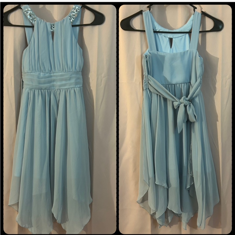 Girls pixie cut formal dress